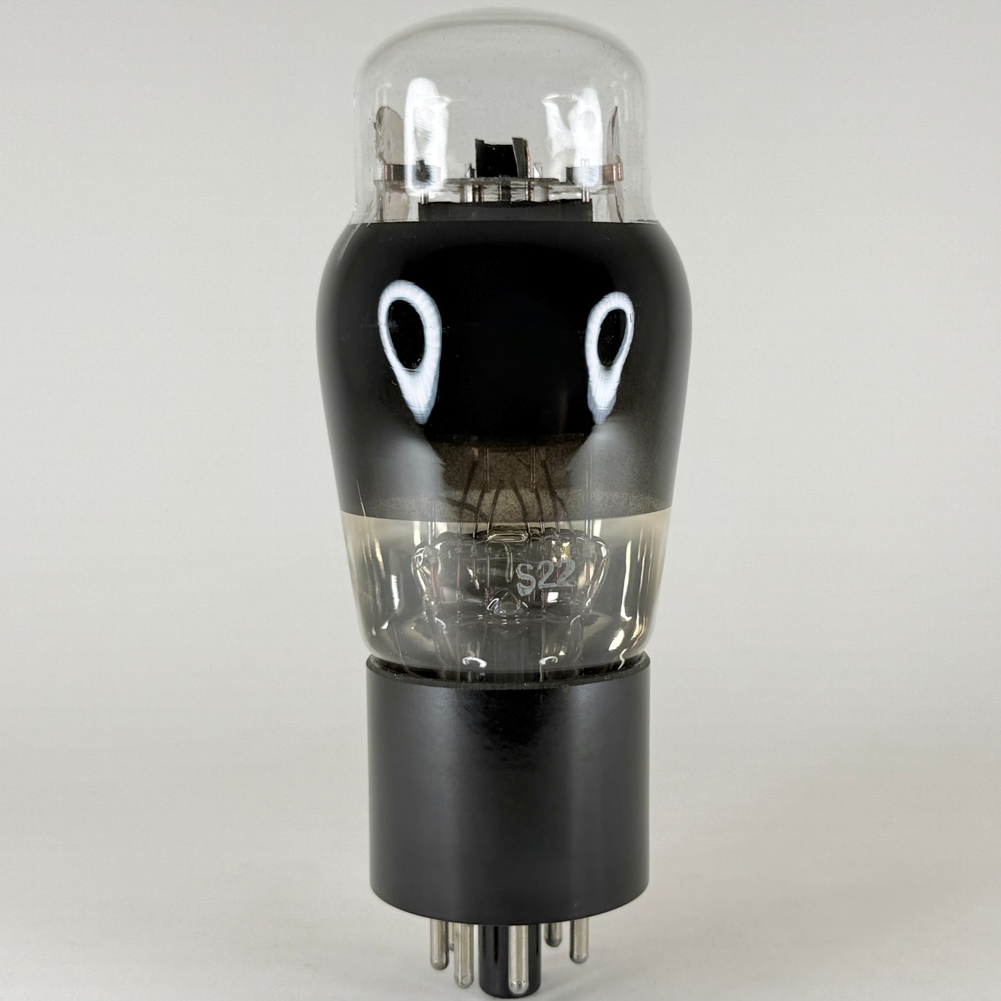 (1) Tested Firestone Air Chief 6V6G Tube Black Glass with Foil Getter by Ken Rad Code TOA