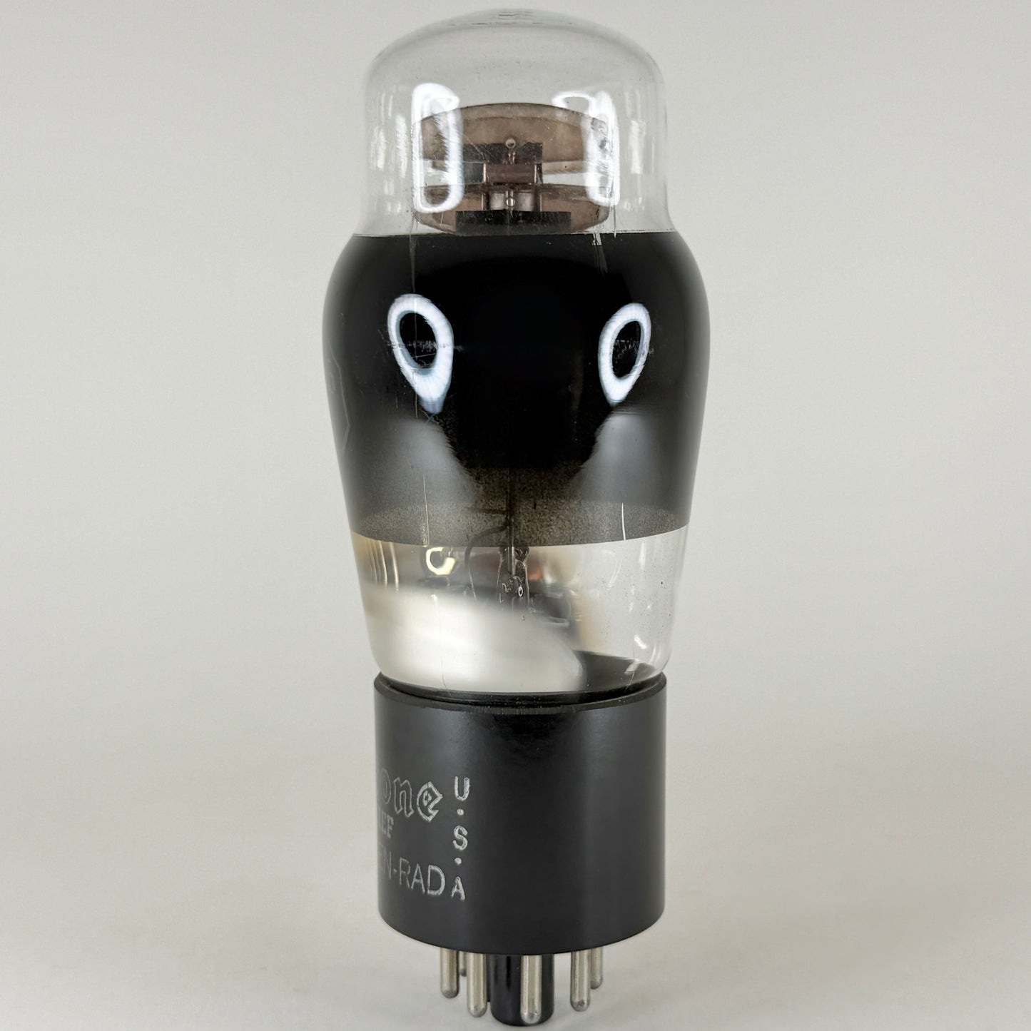 (1) Tested Firestone Air Chief 6V6G Tube Black Glass with Foil Getter by Ken Rad Code TOA