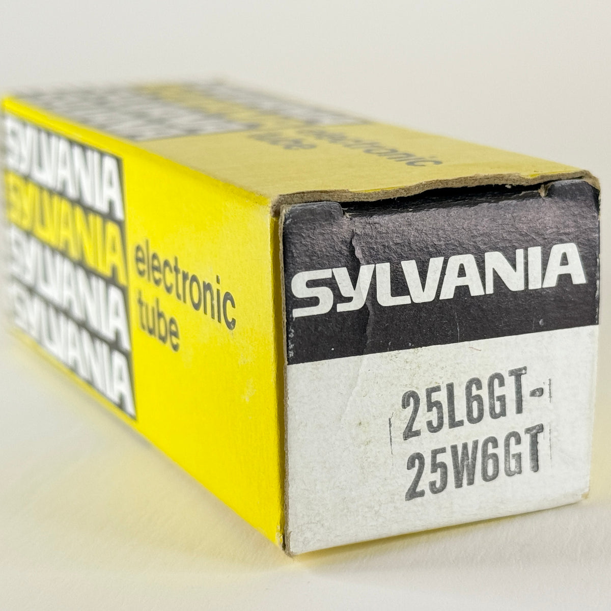(1) Tested Sylvania 25L6GT 25W6GT Tube with Box Code BR DGA 25L6GT Power Tube