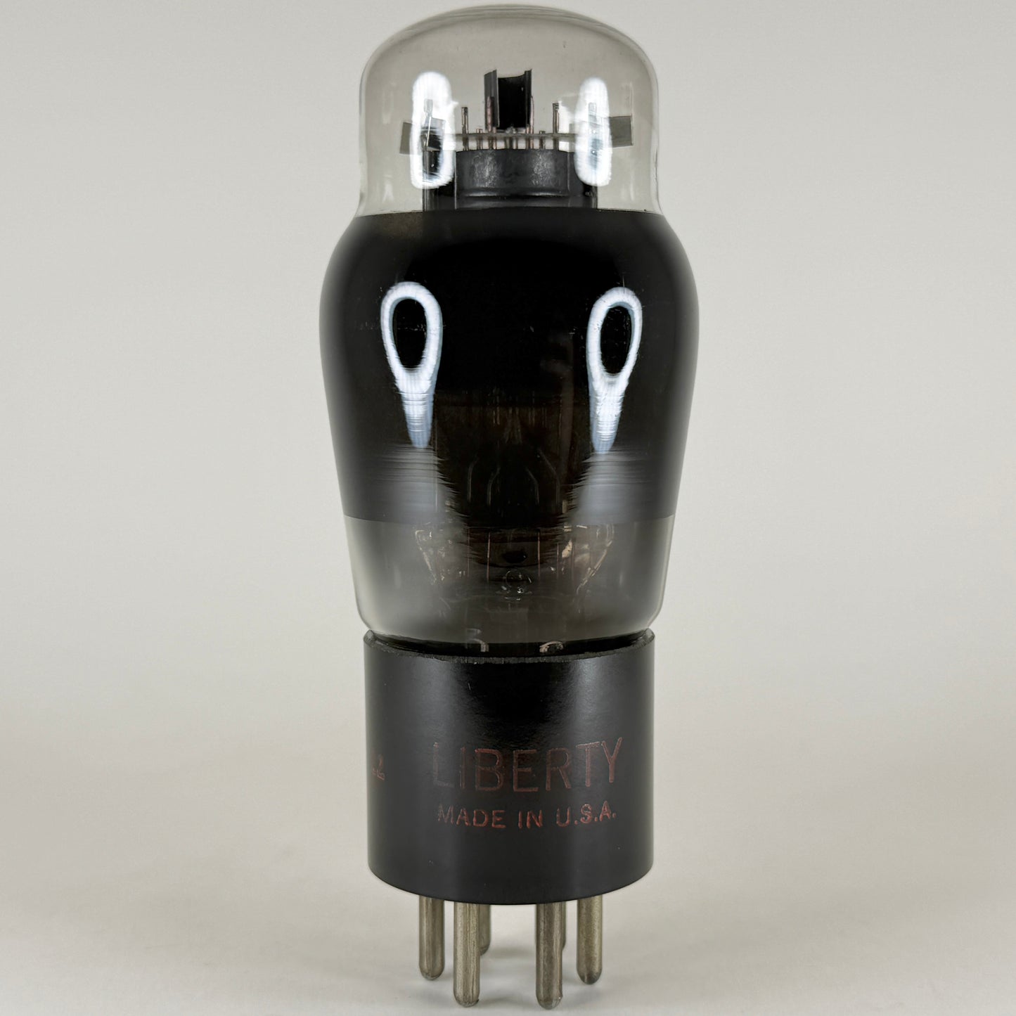 (1) Tested Liberty USA 2A5 Tube Black Glass Foil Getter Code 22 Pentode Tube