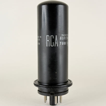 (1) Tested RCA 6L6 Tube Date Code 2-35 6L6 Beam Power Black Metal Tube