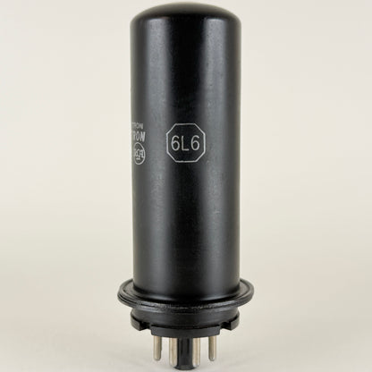 (1) Tested RCA 6L6 Tube Date Code 2-35 6L6 Beam Power Black Metal Tube