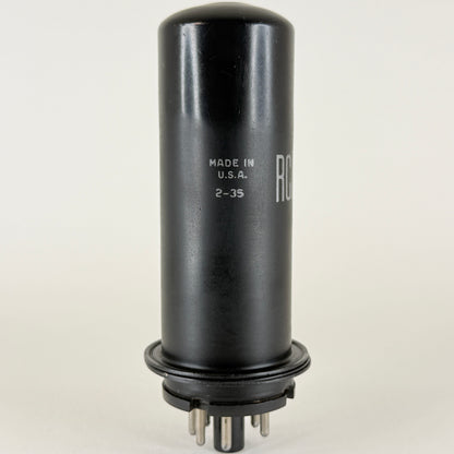 (1) Tested RCA 6L6 Tube Date Code 2-35 6L6 Beam Power Black Metal Tube