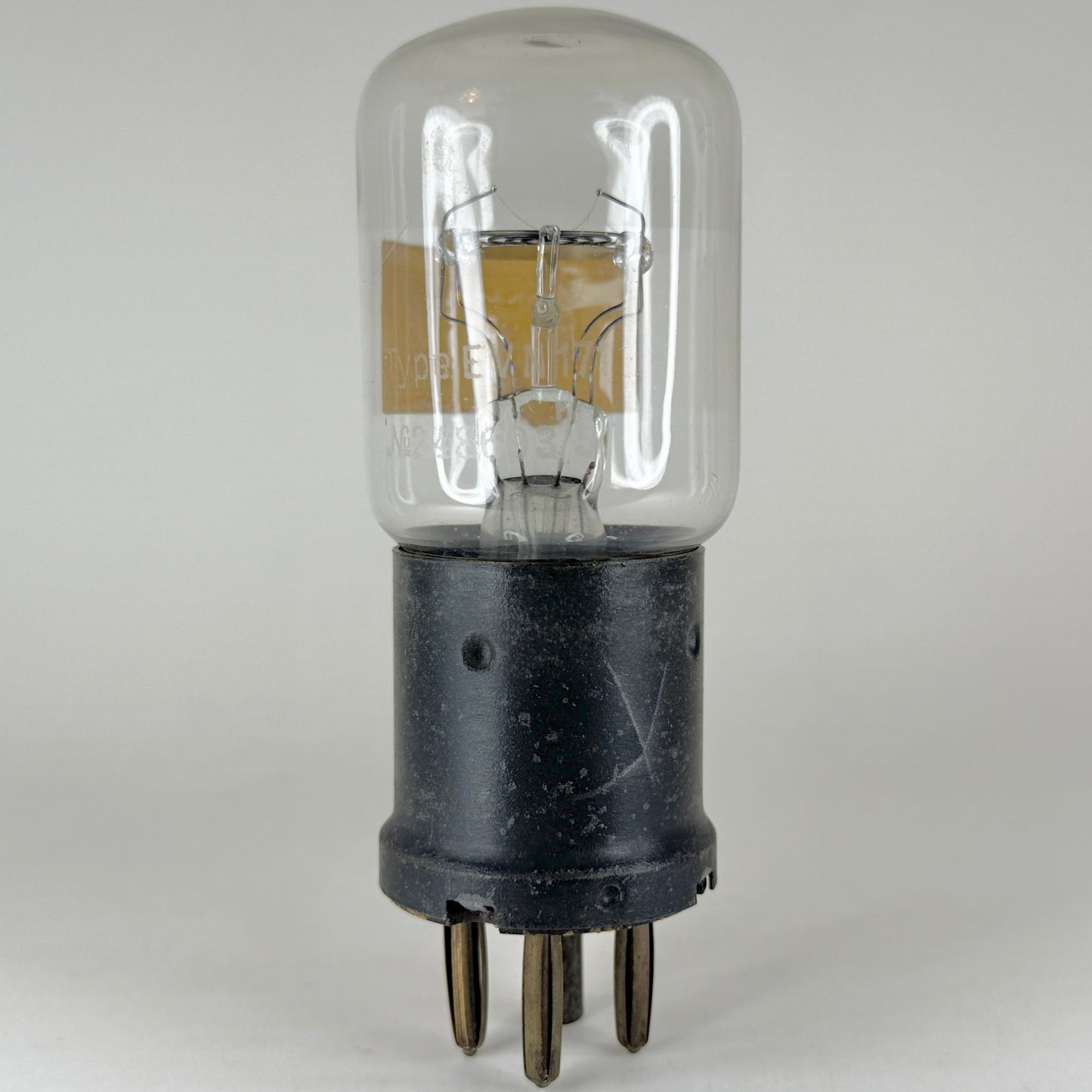 (1) Antique 1916 Telefunken Röhre EVN171 Tube WW1 Germany Amplifier Triode Tube