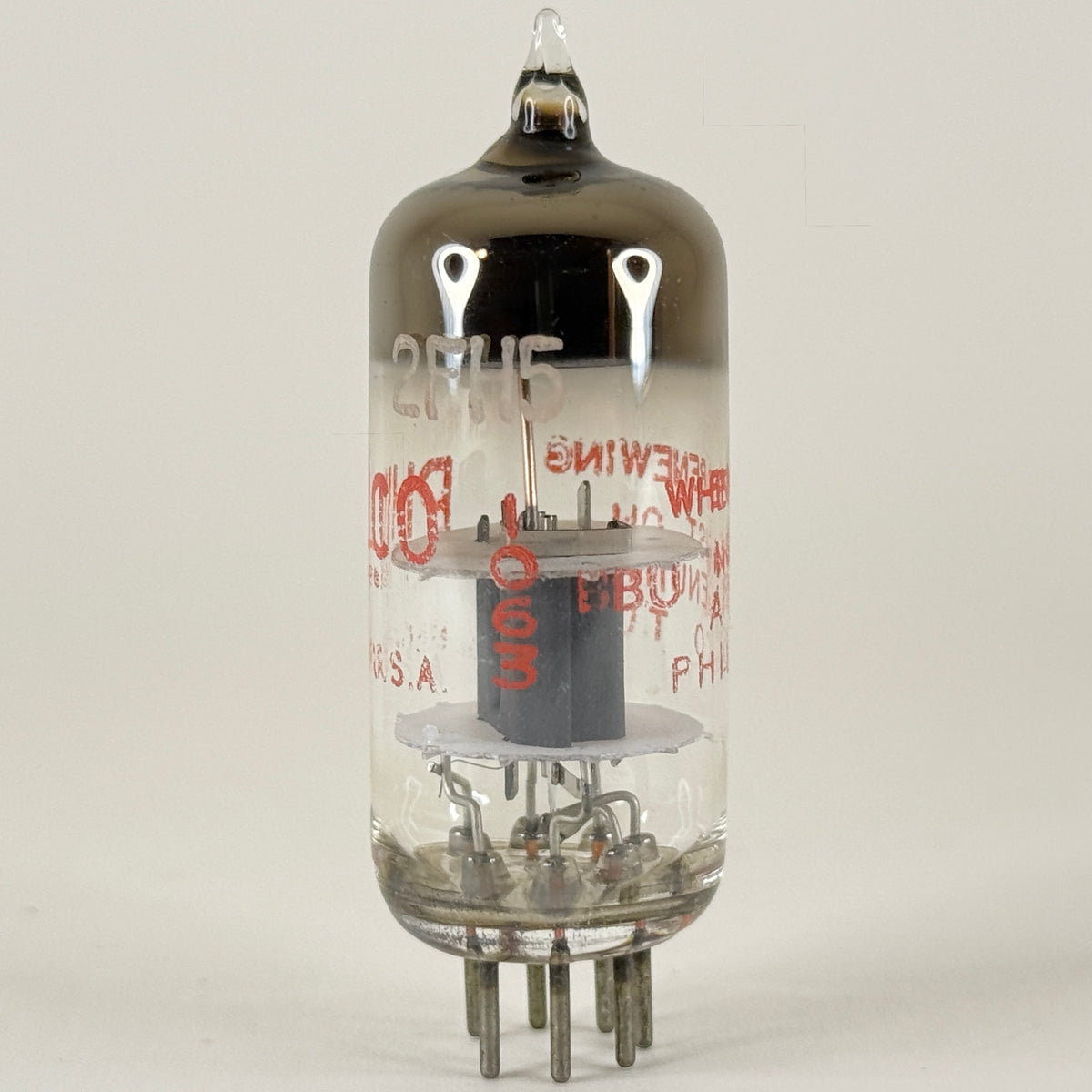 (1) Tested Very Strong Philco 2FH5 Tube with Box Date Code BBU Triode Tube