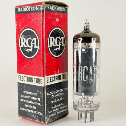 (1) Tested RCA 12AQ5 Tube with Box Date Code LF Power Amplifier Vacuum Tube