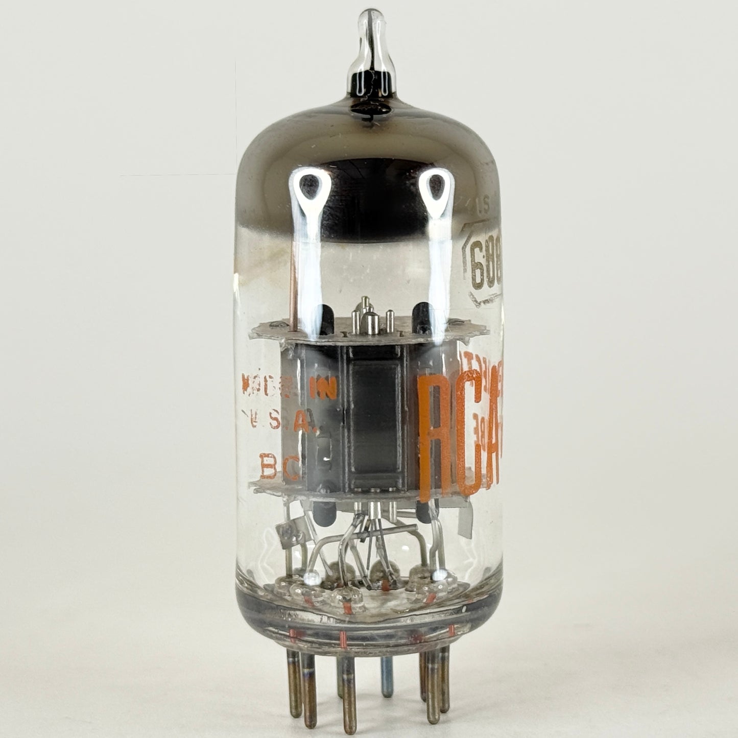 (1) Tested RCA 6U8A Tube with Box Code BC Triode Pentode Converter 6U8 A Tube