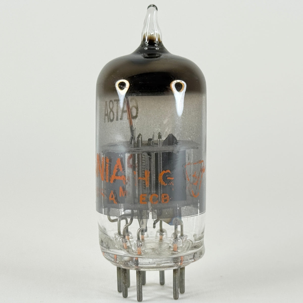 (1) Tested Sylvania 6AT8A Tube Red Letters Code HG ECB Triode Pentode Converter