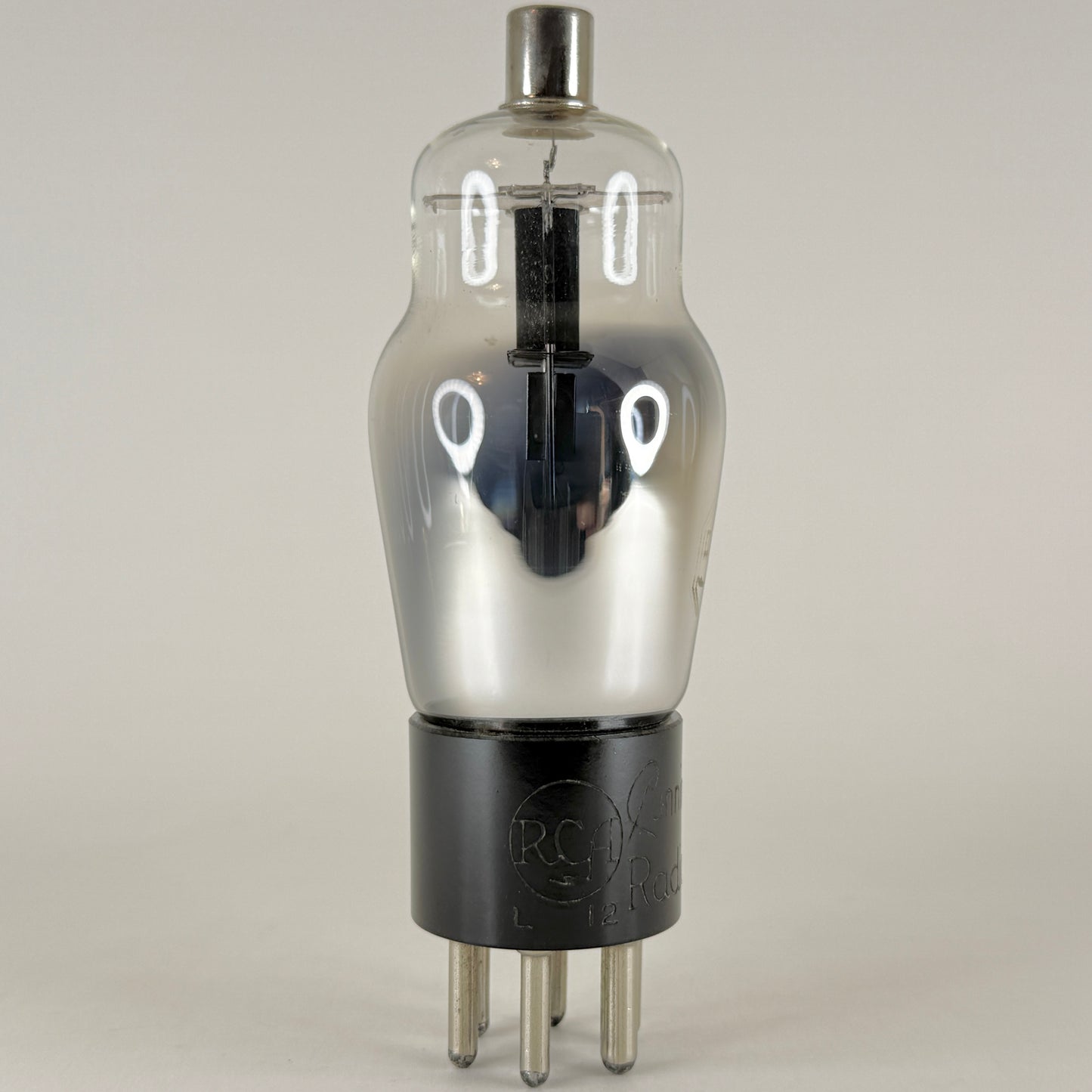 (1) Tested RCA Radiotron Cunningham Type 55 Tube Code L12 Engraved Base