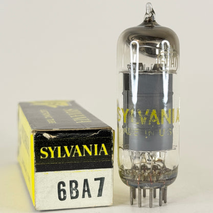 (1) Tested Strong Sylvania 6BA7 Tube with Box High Gain Pentagrid Converter Tube