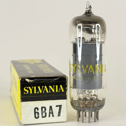(1) Tested Strong Sylvania 6BA7 Tube with Box High Gain Pentagrid Converter Tube