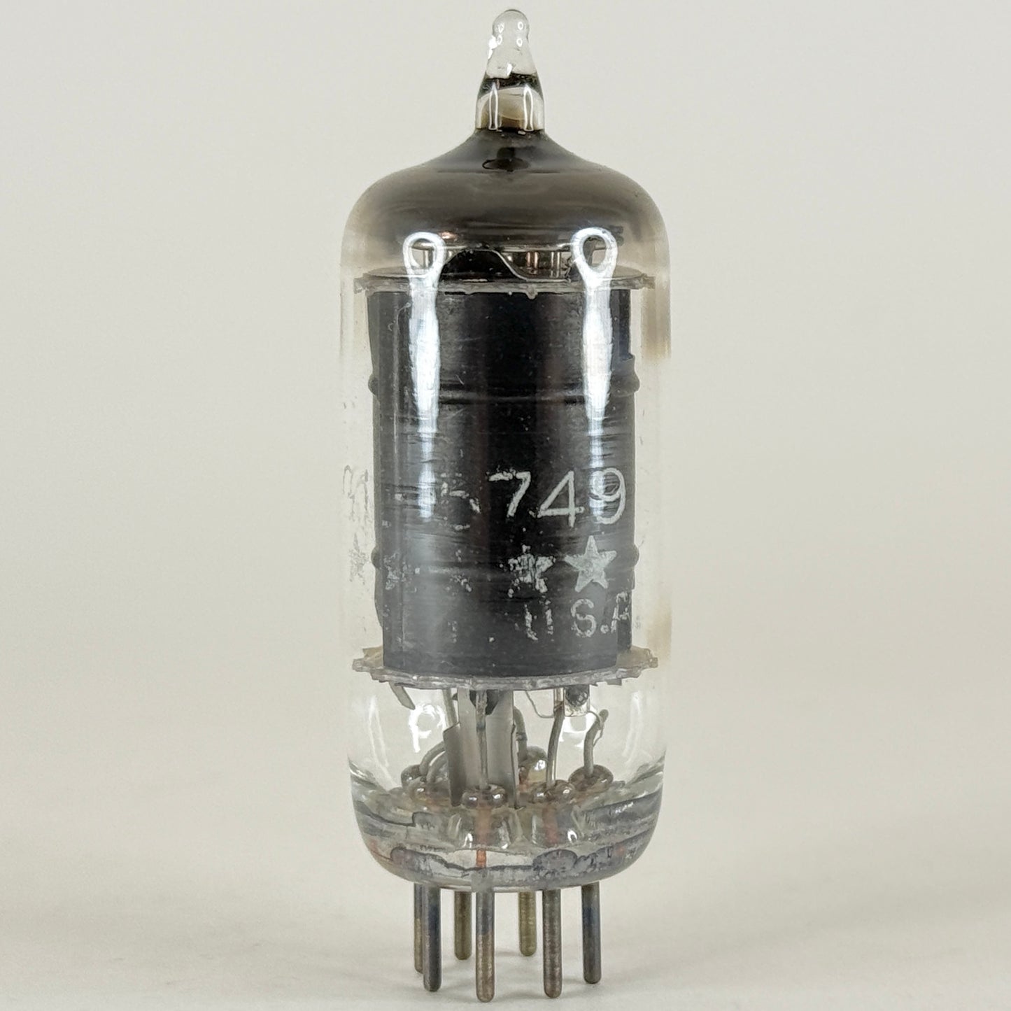 (1) Tested GE GL5749 Tube Five Star ☆☆☆☆☆ Code 4-48 General Electric 6BA6 Tube