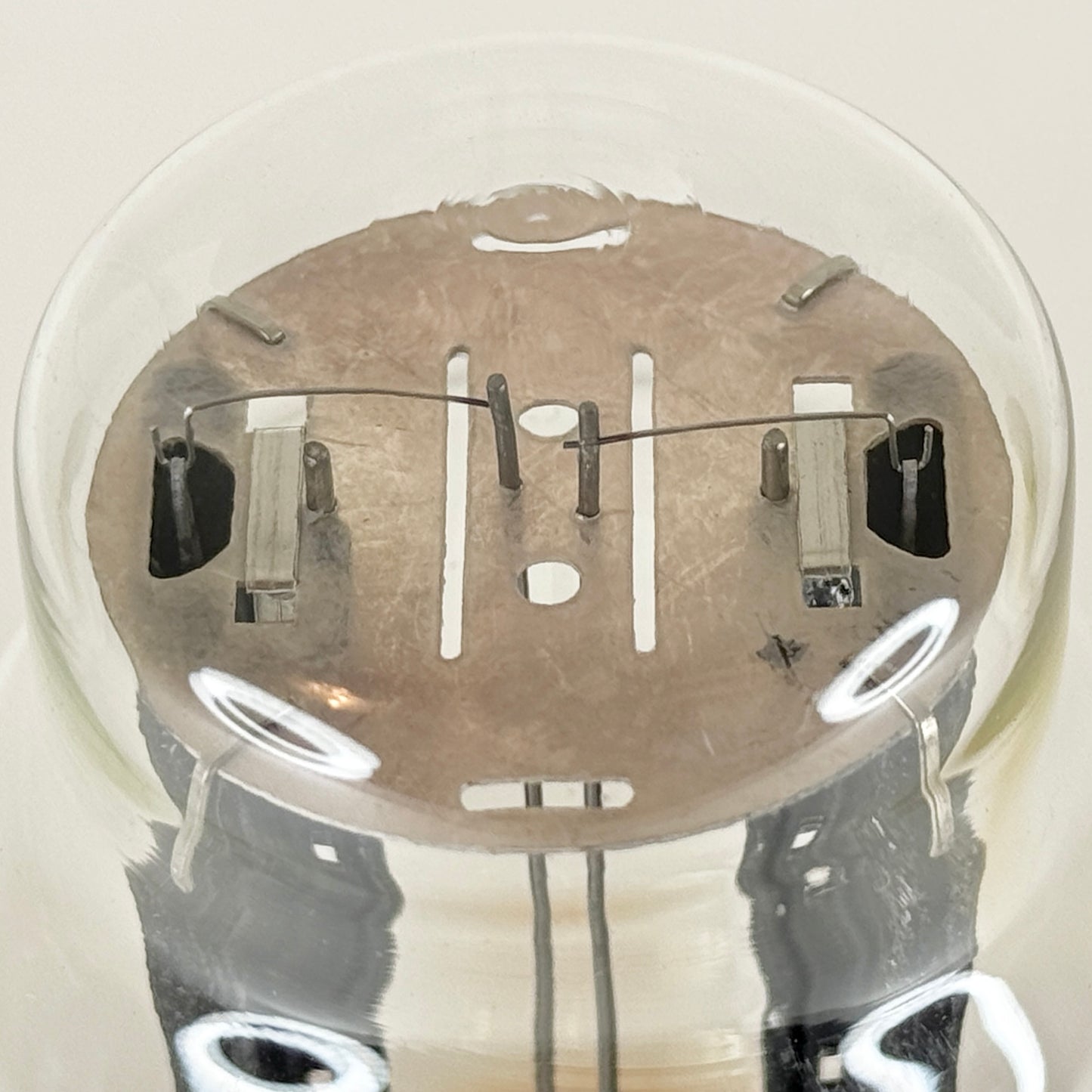 (1) Tested RCA 5R4GY Tube Hanging Filament Bottom Getter Date Code 2-35