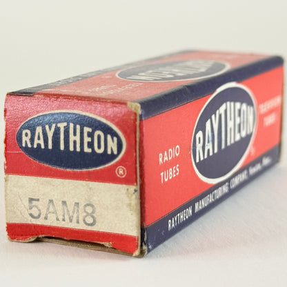 (1) Tested Raytheon 5AM8 Tube with Box Code A04 5AM8 Pentode Vacuum Tube
