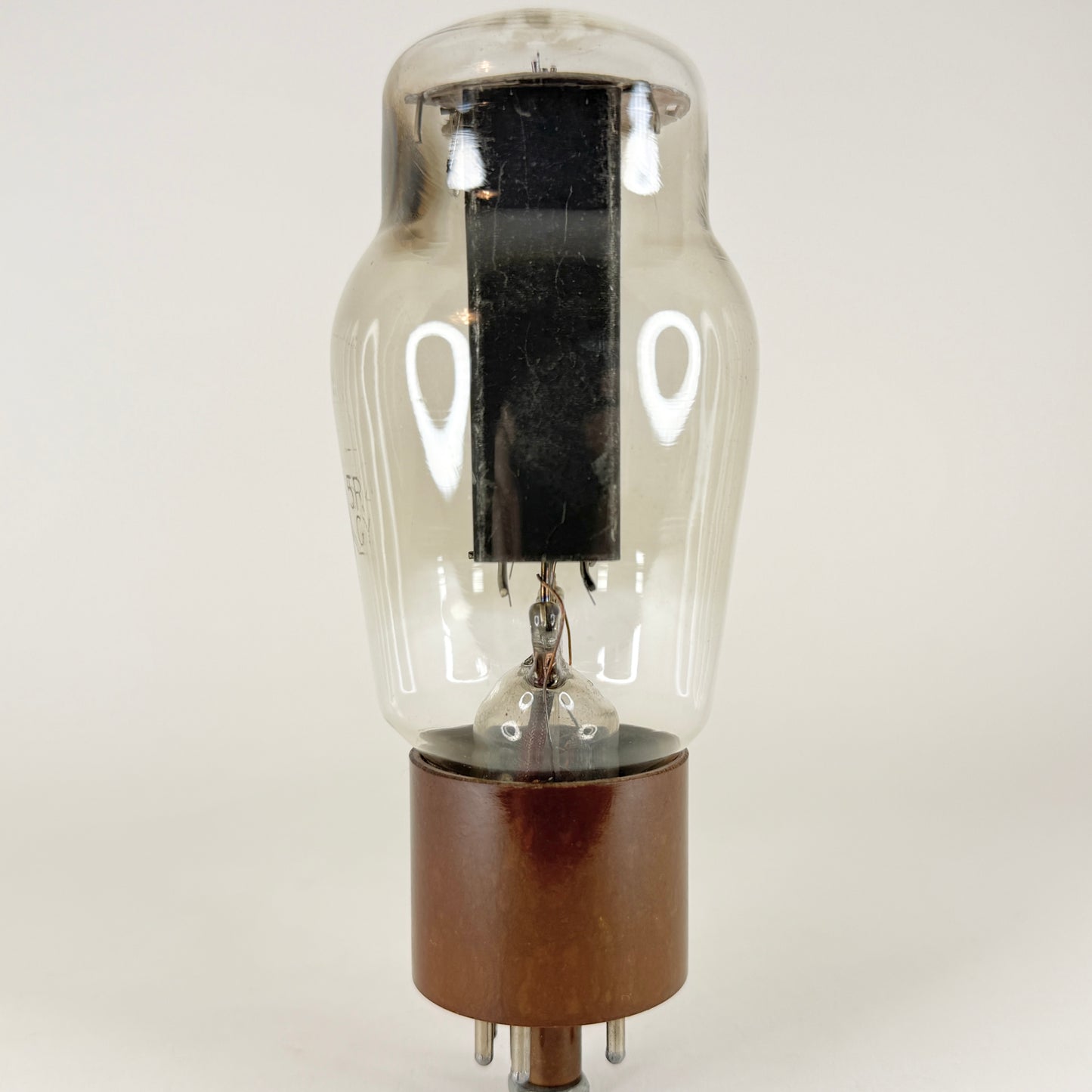 (1) Tested Very Rare Top Side Getter RCA 5R4GY Tube with Pac Man Mica Code 1-43 (a)