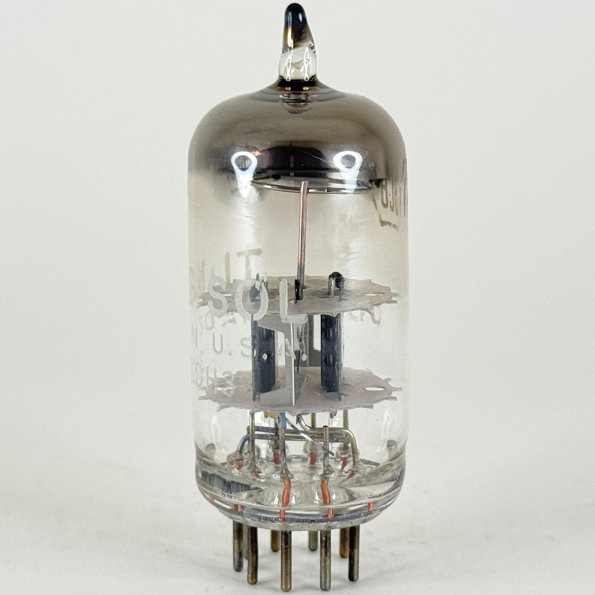 (1) Tested Tung Sol 6BC8 Tube with Box Date Code DH3 Twin Triode Vacuum Tube