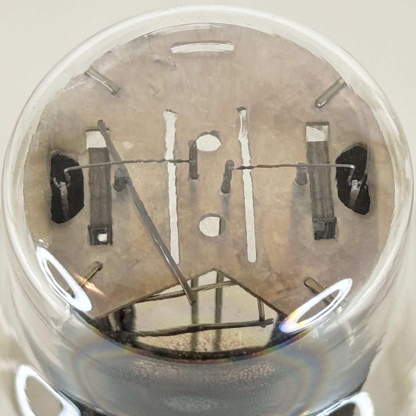 (1) Tested Very Rare Top Side Getter RCA 5R4GY Tube with Pac Man Mica Code 1-43 (a)