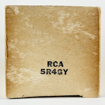 (1) Tested Very Rare Top Side Getter RCA 5R4GY Tube with Pac Man Mica Code 1-43 (a)