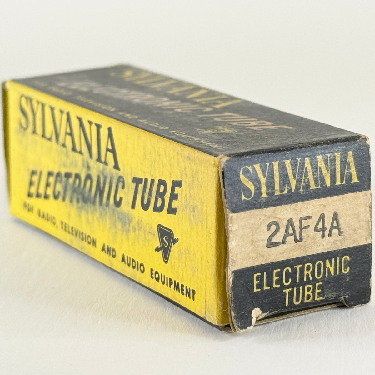 (1) Tested Sylvania 2AF4A Tube with Box Code DD Medium Mu Triode Vacuum Tube