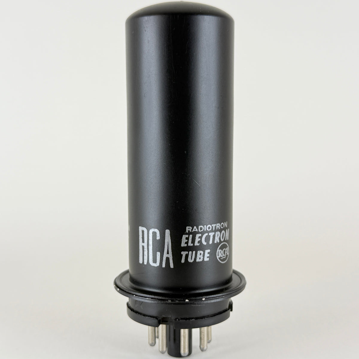 (1) Tested Strong RCA 6L6 Tube Code LM 6L6 Beam Power Black Metal Vacuum Tube