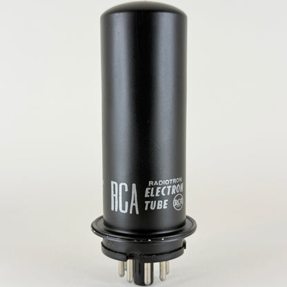(1) Tested Strong RCA 6L6 Tube Code LM 6L6 Beam Power Black Metal Vacuum Tube