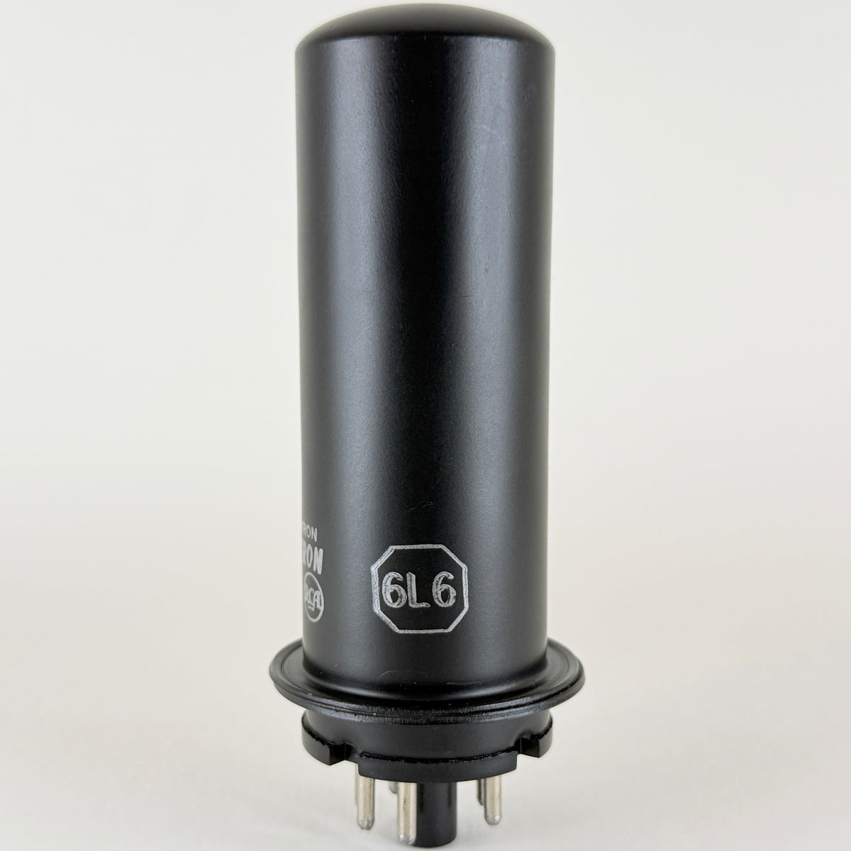 (1) Tested Strong RCA 6L6 Tube Code LM 6L6 Beam Power Black Metal Vacuum Tube