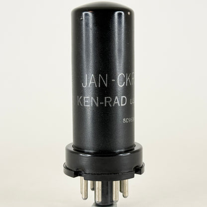 (1) Tested Ken Rad JAN CKR 6AG7 Tube Code E5 Mil Spec VT-247 Power Pentode Tube