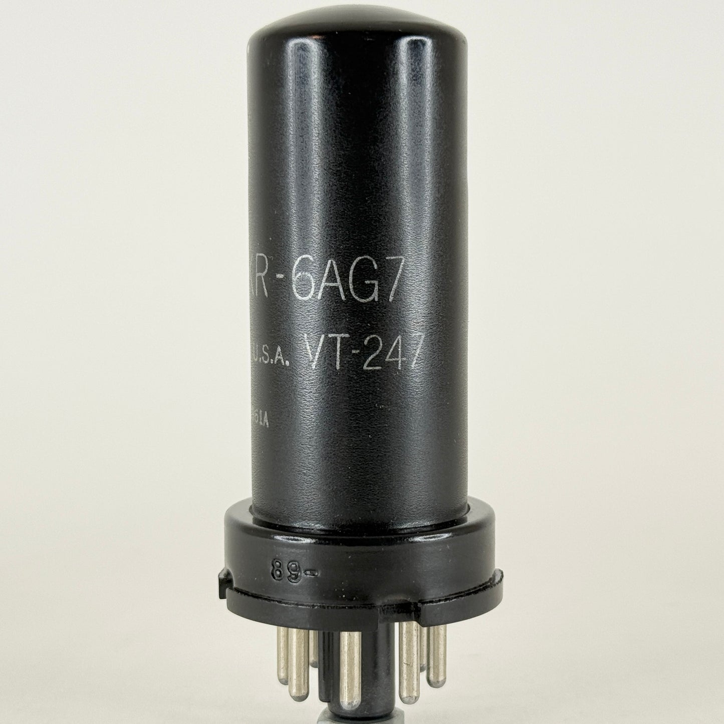 (1) Tested Ken Rad JAN CKR 6AG7 Tube Code E5 Mil Spec VT-247 Power Pentode Tube