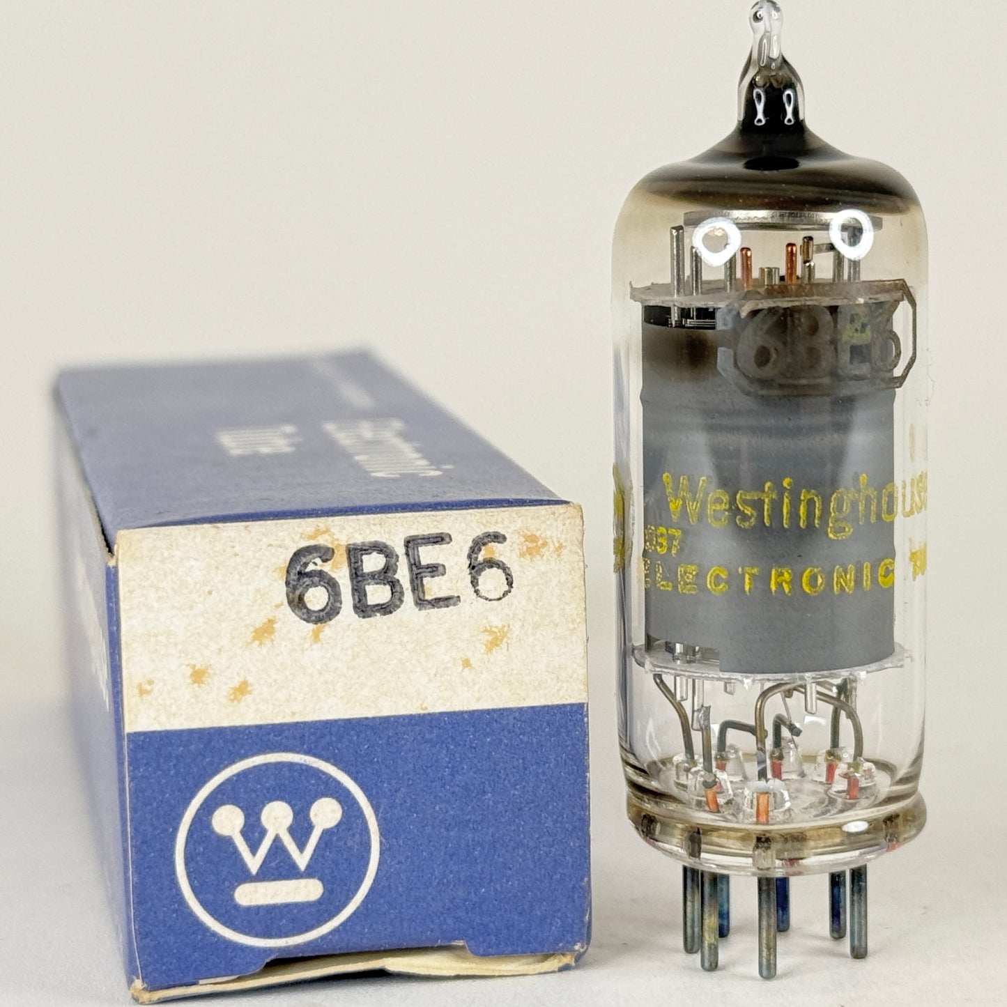 (1) Tested Westinghouse 6BE6 Tube with Box Made in Japan Date Code 6E Pentagrid