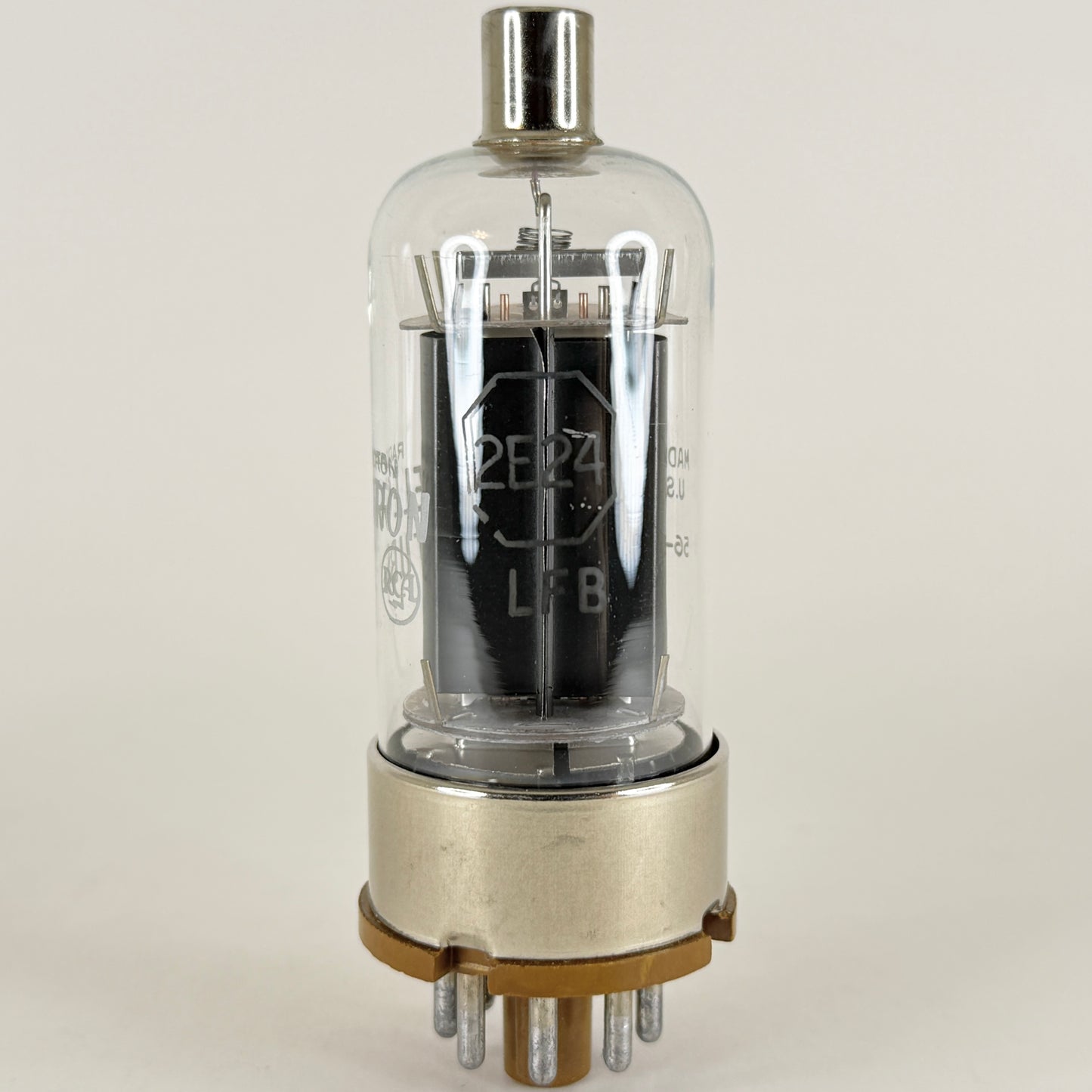 (1) Tested RCA 2E24 Tube with Box Date Code 56-48 Tetrode Vacuum Tube