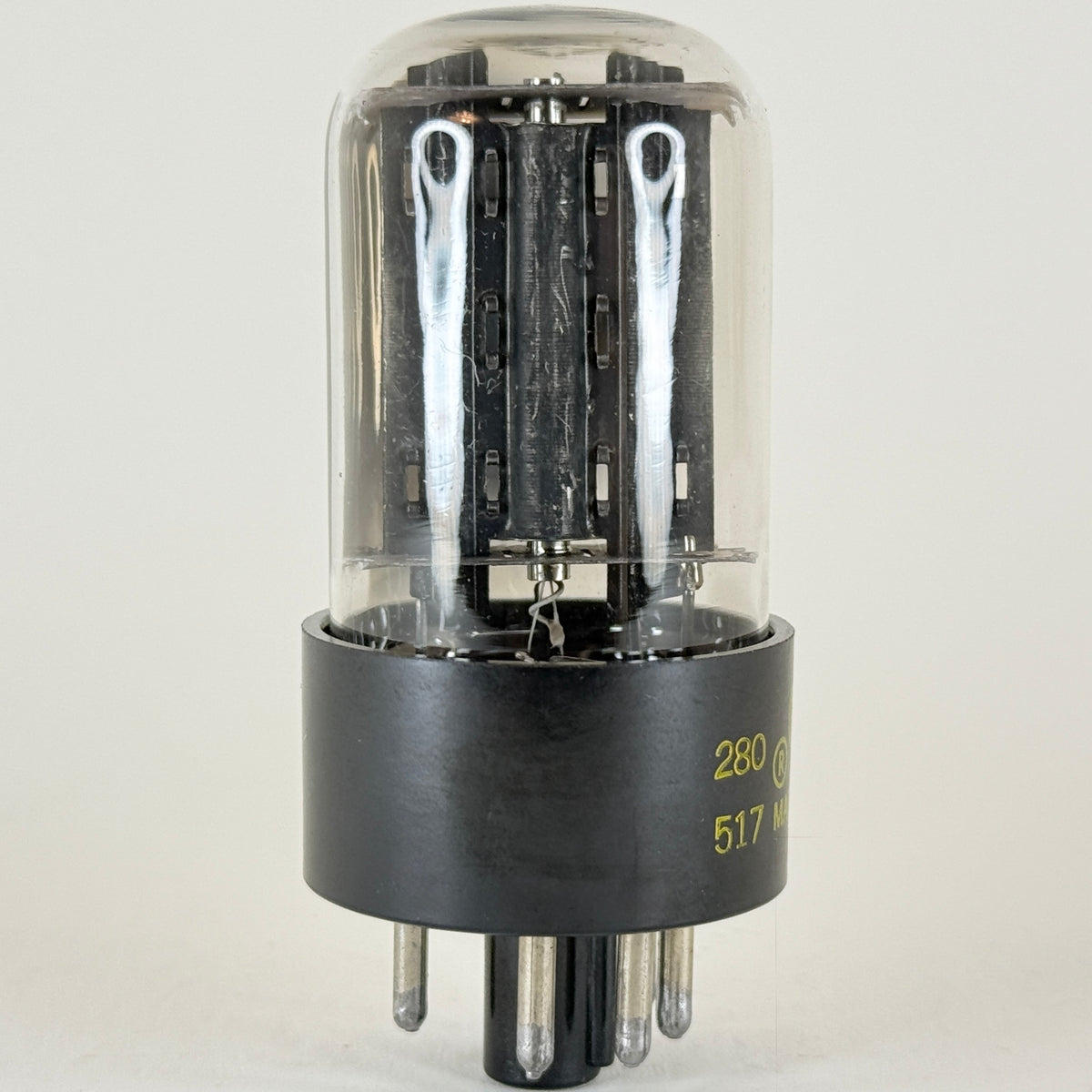(1) Tested Raytheon 25AX4GT Tube Date Code 517 Half Wave Rectifier Vacuum Tube