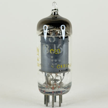 (1) Tested Raytheon 6BJ6 Tube and Box Code C20 Remote Cutoff Pentode Vacuum Tube