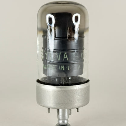 (1) Tested Strong 1956 Sylvania 7C7 Tube & Box Code 635 Loctal Pentode Tube (b)