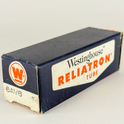 (1) Tested Westinghouse 6AV6 Tube with Box Code 7R48 Duplex Diode High Mu Triode