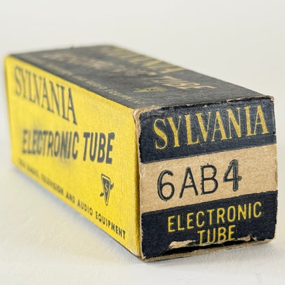 (1) Tested Sylvania 6AB4 Tube with Box Code DA High Mu Triode Vacuum Tube