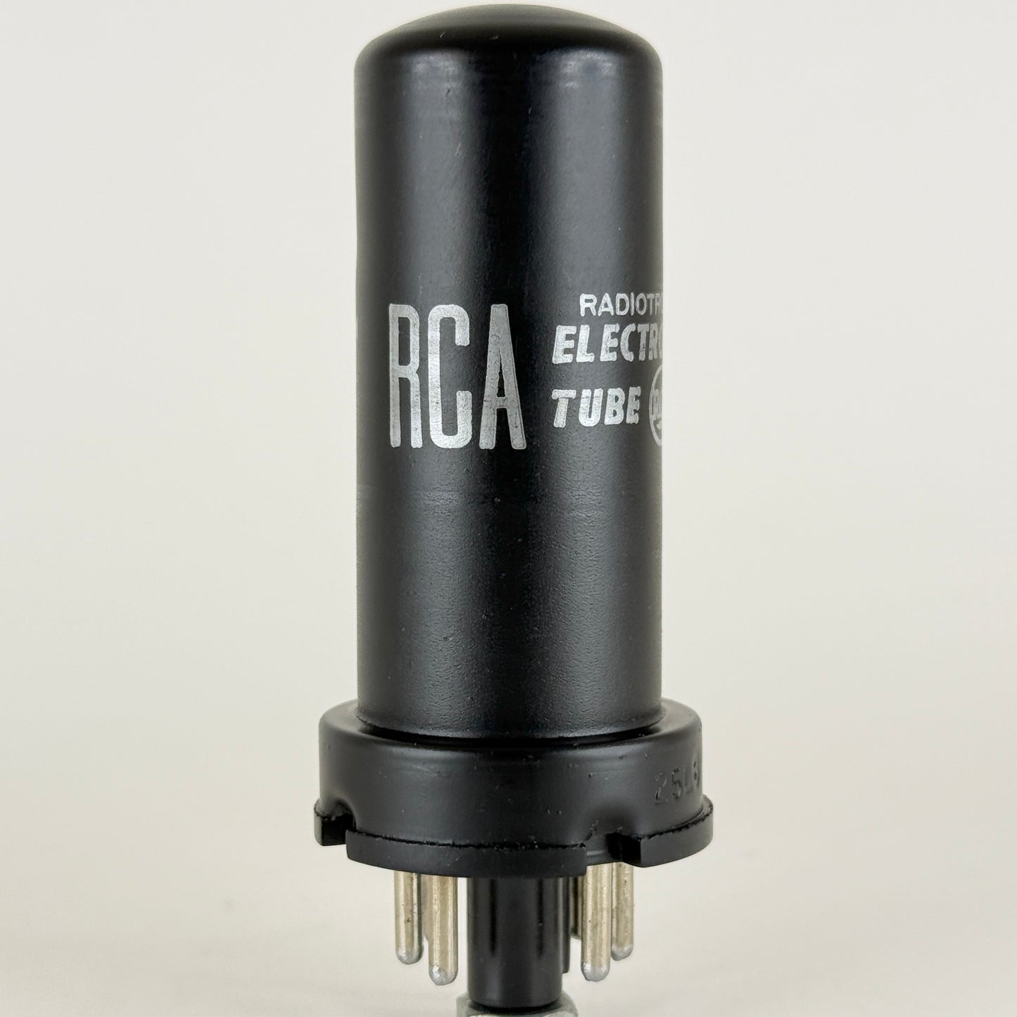 (1) Tested Strong RCA 25L6 Tube with Box Code 57-13 RCA 25L6 Black Metal Tube
