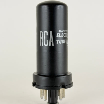 (1) Tested Strong RCA 25L6 Tube with Box Code 57-13 RCA 25L6 Black Metal Tube