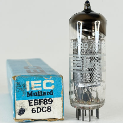 (1) Tested 1968 IEC Mullard EBF89 6DC8 Tube Blackburn Code B8A1 Dual Diode Pentode Tube
