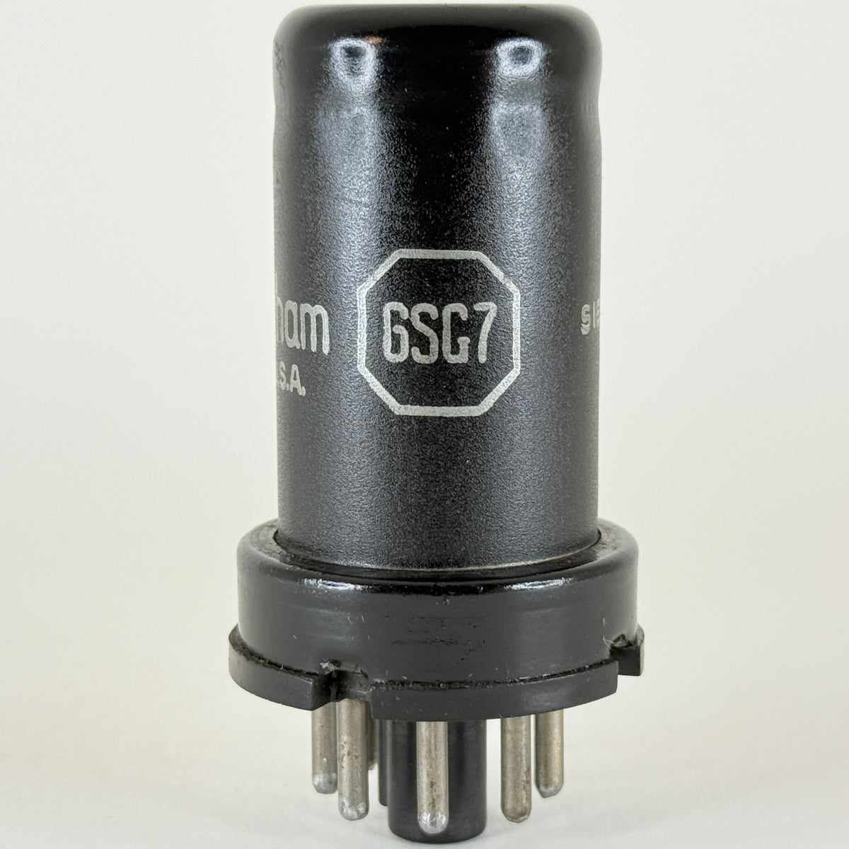 (1) Tested Cunningham 6SG7 Tube Date Code S1E Remote Cut Off Pentode Vacuum Tube