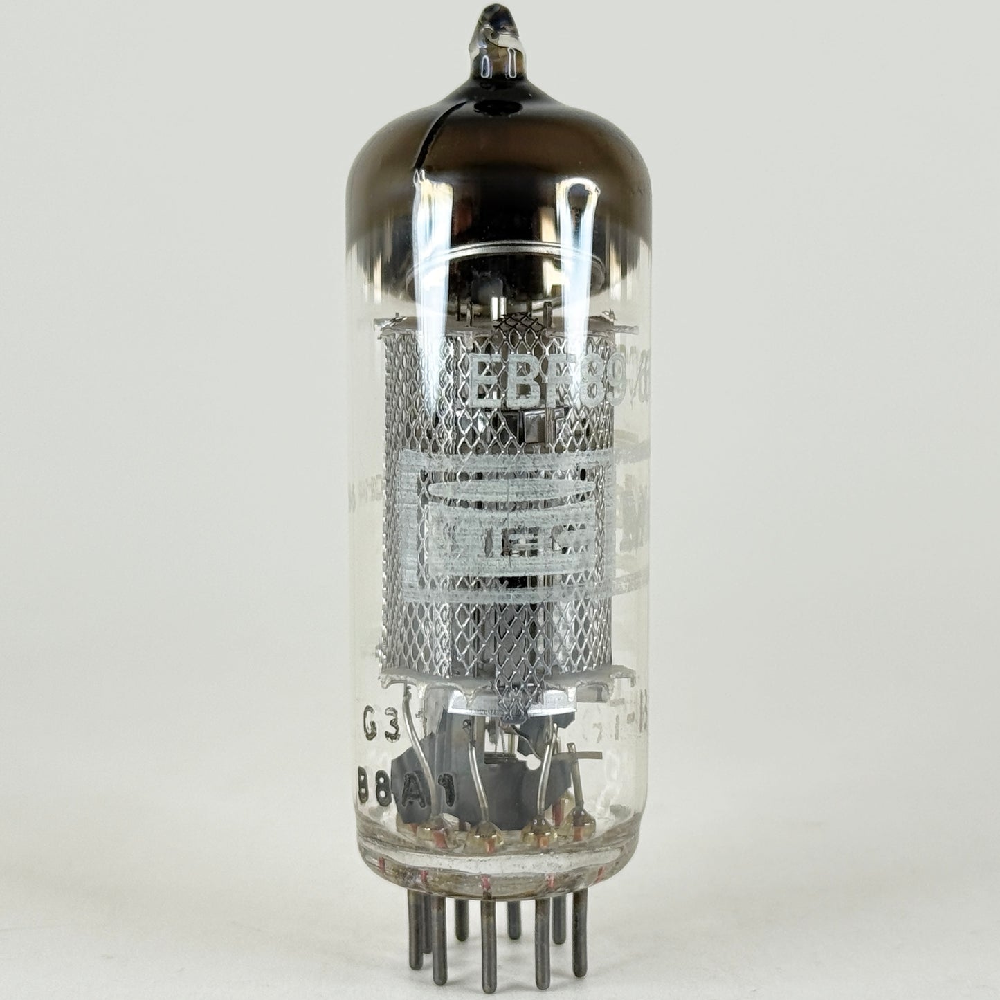 (1) Tested 1968 IEC Mullard EBF89 6DC8 Tube Blackburn Code B8A1 Dual Diode Pentode Tube