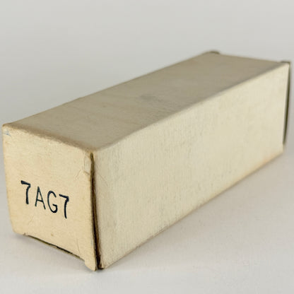 (1) Tested 1956 Sylvania 7AG7 Tube with Box Code 618 Loctal Sharp Cutoff Pentode
