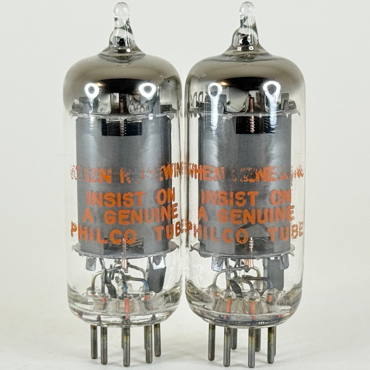 Tested Matched Pair Philco 6BD6 Tubes Remote Cutoff Pentode Vacuum Tubes (a)