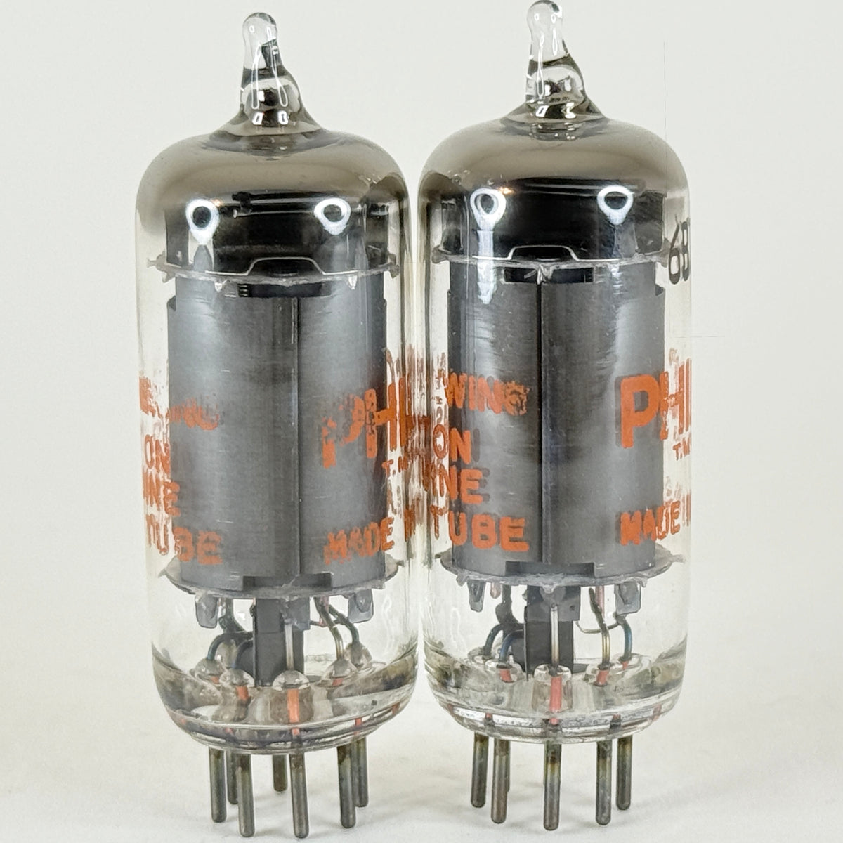 Tested Matched Pair Philco 6BD6 Tubes Remote Cutoff Pentode Vacuum Tubes (a)