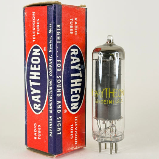 (1) Tested Raytheon 6AS5 Tube with Box Date Code C10 Pentode Vacuum Tube
