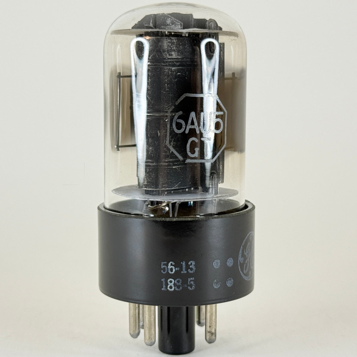 (1) Tested GE 6AU5GT Tube Code 56-13 General Electric Pentode Vacuum Tube
