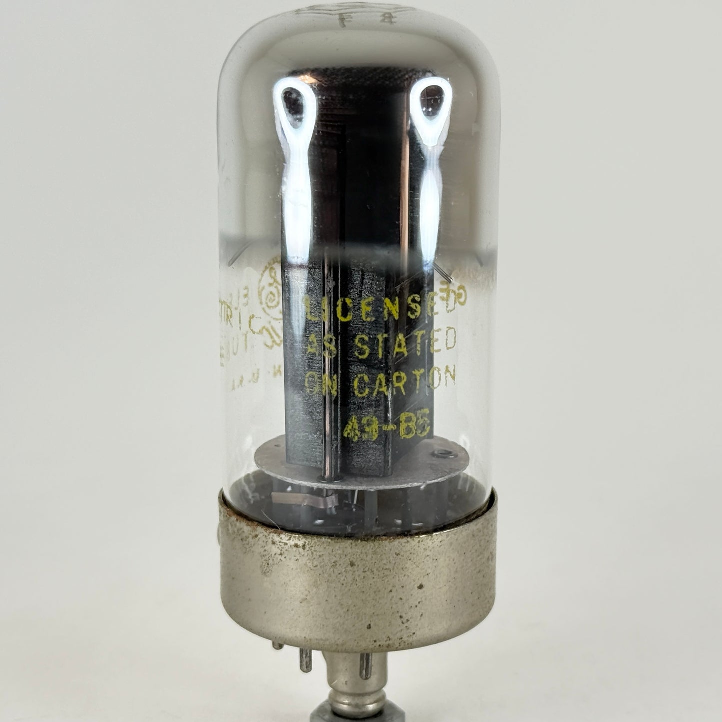 (1) Tested Very Strong GE 7B5 Tube Code 49-B5 General Electric Loctal Pentode Tube