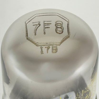 (1) Tested Raytheon 7F8 Tube Dual Triode Loctal Tube Twin Triode Vacuum Tube