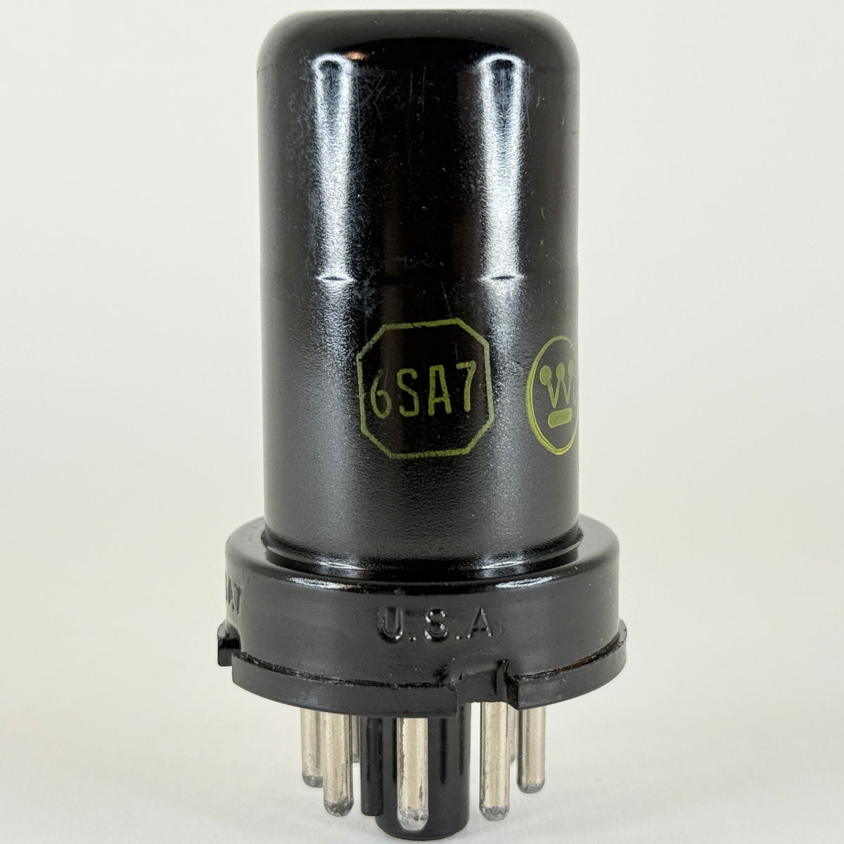 (1) Tested Westinghouse 6SA7 Tube Date Code 64-09 Pentagrid Converter Tube