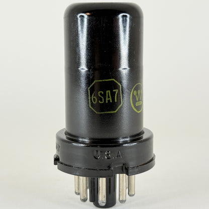 (1) Tested Westinghouse 6SA7 Tube Date Code 64-09 Pentagrid Converter Tube