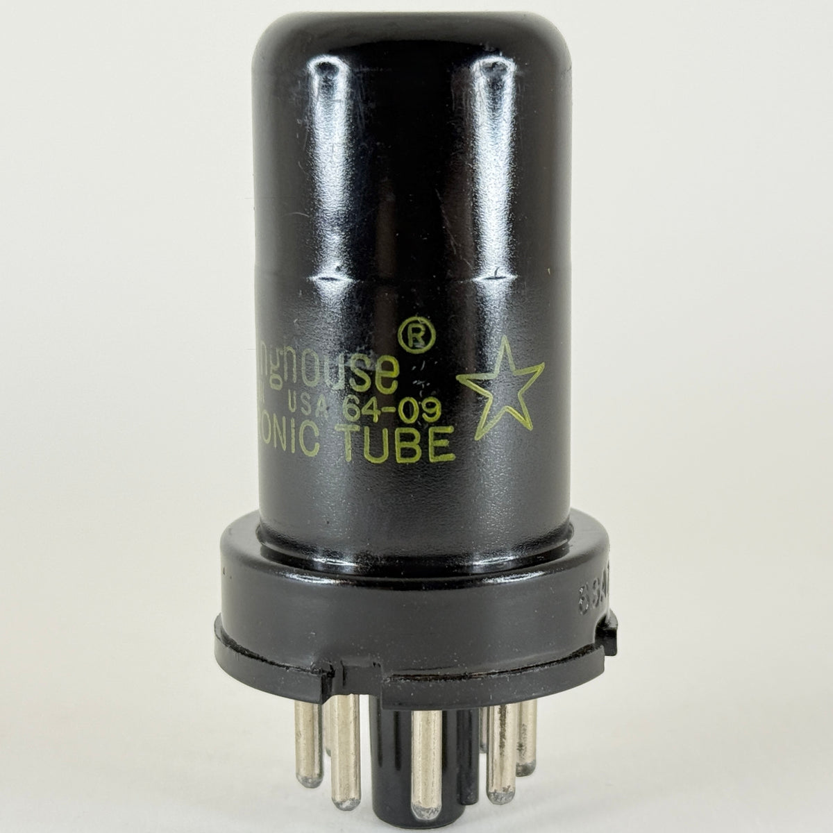 (1) Tested Westinghouse 6SA7 Tube Date Code 64-09 Pentagrid Converter Tube